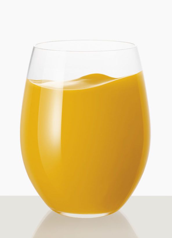 tropicana glass of juice